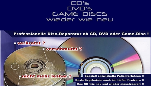 DVD Reparatur-Service