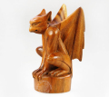 Gargoyle, Flügel angelegt, suar - ca. 10 cm