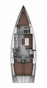 Plan: Yacht Charter Kroatien Segelyacht Bavaria Cruiser 40 | Bella