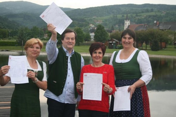 GamsBad Team mit TV-Obfrau