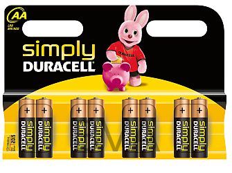 BVA - Batteriegroßhandel - Duracell Simply - Mignon