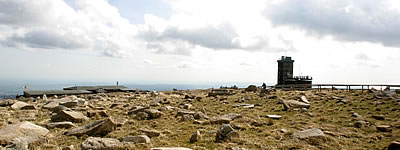Blick auf Brockenwetterwarte