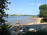 Stover Strand Elbe bei Hamburg
