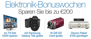 Elektronik Sparpakete bei amazon
