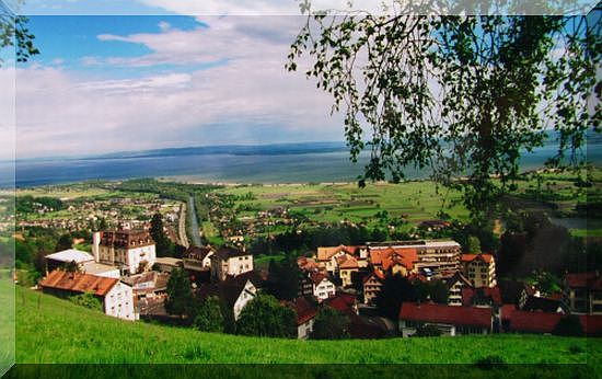 Sönd Willkomm im Wanderparadies Walzenhausen - Balkon ueber dem Bodensee