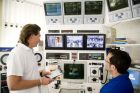 Dr. Urs Braumandl und Richard Leberle am Steuerstand Dr. Urs Braumandl und Richard Leberle am Steuerstand