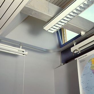 Deckenschienensystem hunziker-freerail