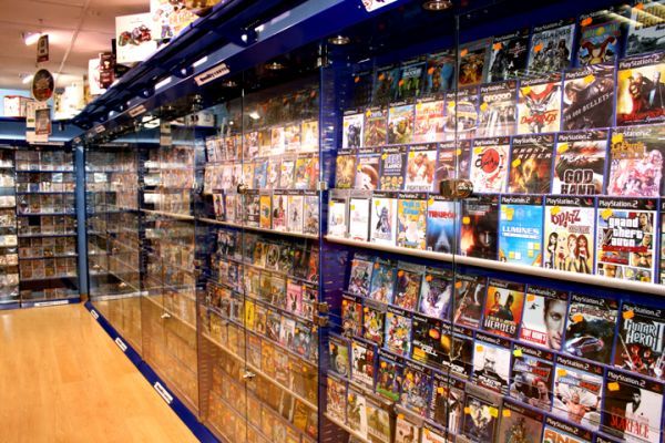 Ladenbau DVD regale