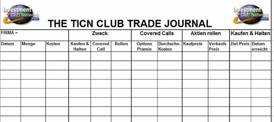 Investment Clubs Tradejournal