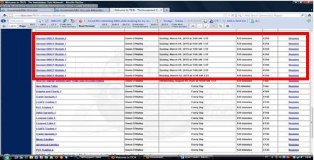 Investment Clubs TICN online Seminare