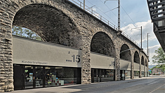 SBB-Viaduktb&ouml;gen Z&uuml;rich - Aussenansicht