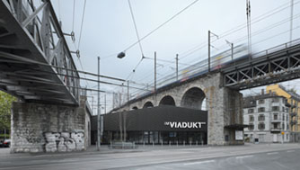 Aussenansicht Viadukt, Markthalle