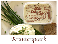 Kräuterquark ein Frischkäse hergestellt in der Odenwälder Kochkäserei