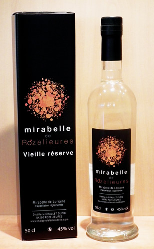 Flasque Eaux de vie Mirabelle et Poire Williams