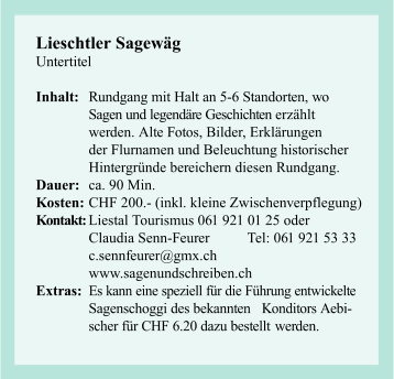 Lieschtler Sagew&auml;g