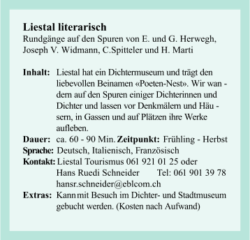 Liestal literarisch