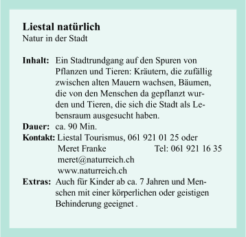 Liestal nat&uuml;rlich
