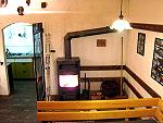 Zaal van de skihut