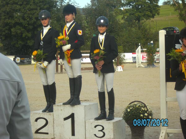 Tamara Fritsch auf Samiro N, s&uuml;dbadische Meisterschaft 2012