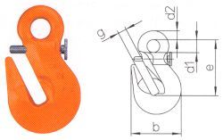 Parellhaken mit Sicherung PSW