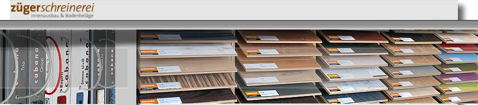 Z&uuml;ger Schreinerei GmbH D&uuml;bendorf - Ihr kompetenter Fachpartner f&uuml;r K&uuml;chenbau, Einbauschr&auml;nke, Allgemeine Schreinerarbeiten, Bodenbel&auml;ge, Reparaturservice und Glasbruch