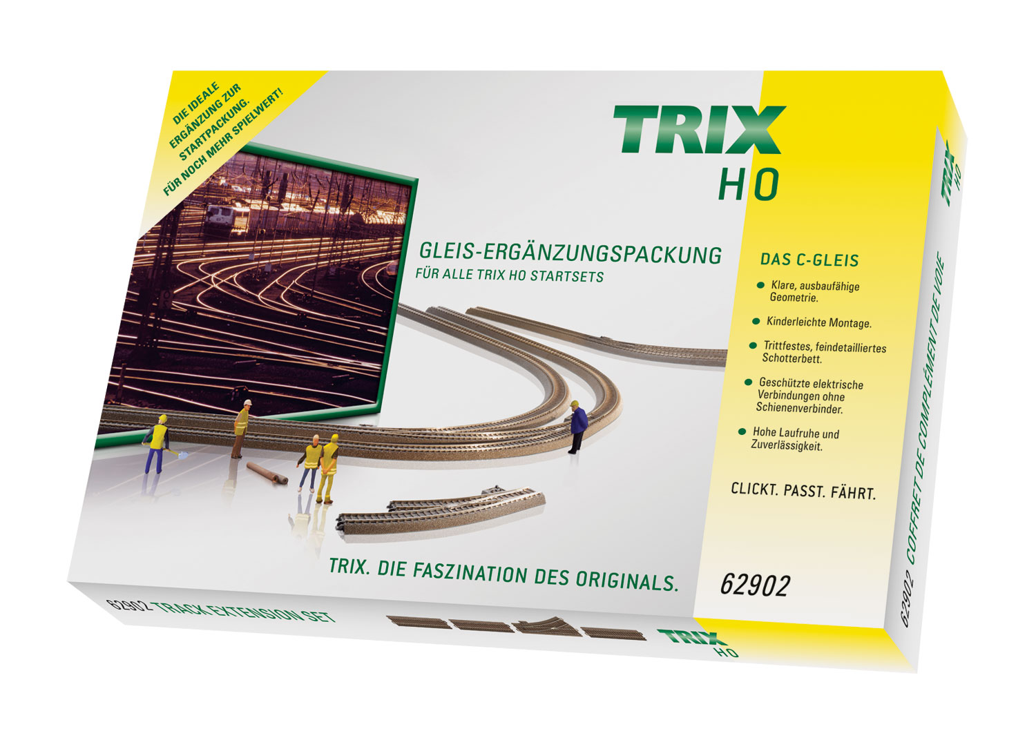Trix 62902, H0, C-Gleis Ergänzungspackung C2