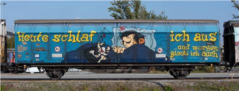 Hobbytrain H24662, Spur N, SBB Schiebewandwagen „Grafiti, Zukunft ist Luxus“, Ep. VI