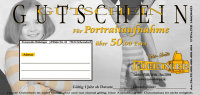 Geschenk Gutschein Motiv Portrait