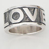 Silberring LOVE