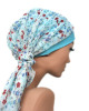 fixtuch Modell summertime - leichter Chiffonschal mit fixcap aus weichem Jersey