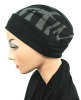 M�tze mit Schal Kappe Chemoturban T�cher Kopftuch Kopfbedeckung bei Haarausfall Chemo Alopezia
