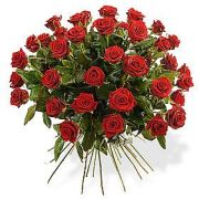 Bouquet de 25 roses rouges 70 CM