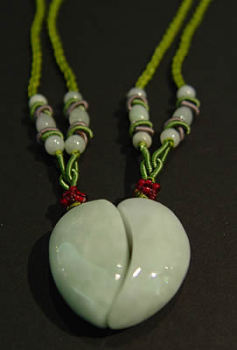 Ocho 2 - Collier coeur pour couple