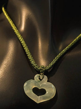 Koreki pendentif coeur