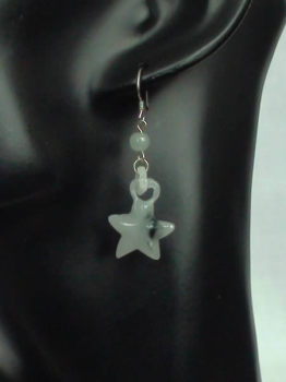 BOUCLES ETOILE DE JADE