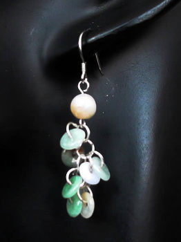 BOUCLES DISQUES DE JADE