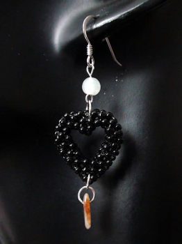 Boucles coeur et goutte d'eau