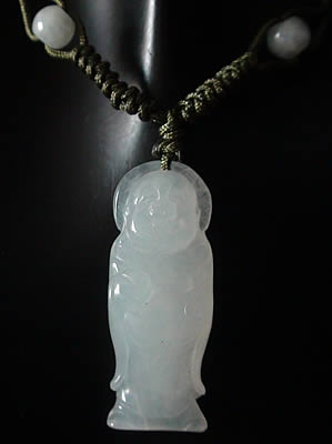 Pendentif Bouddha TENMEY - pierre de jade