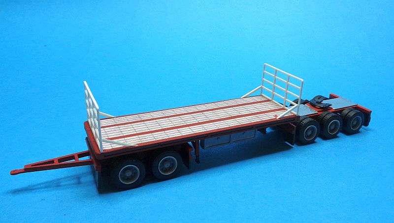 B-Double Flat-Top A Trailer  ohne Dolly