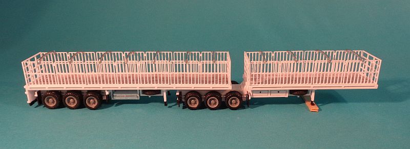 B-Double Trailer  with Gates and cross Bar