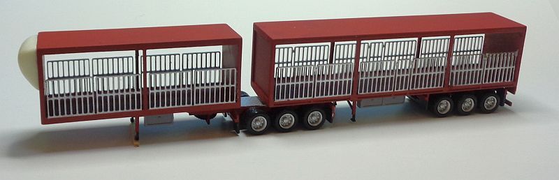 B-Double Flat Box Trailer with Gates