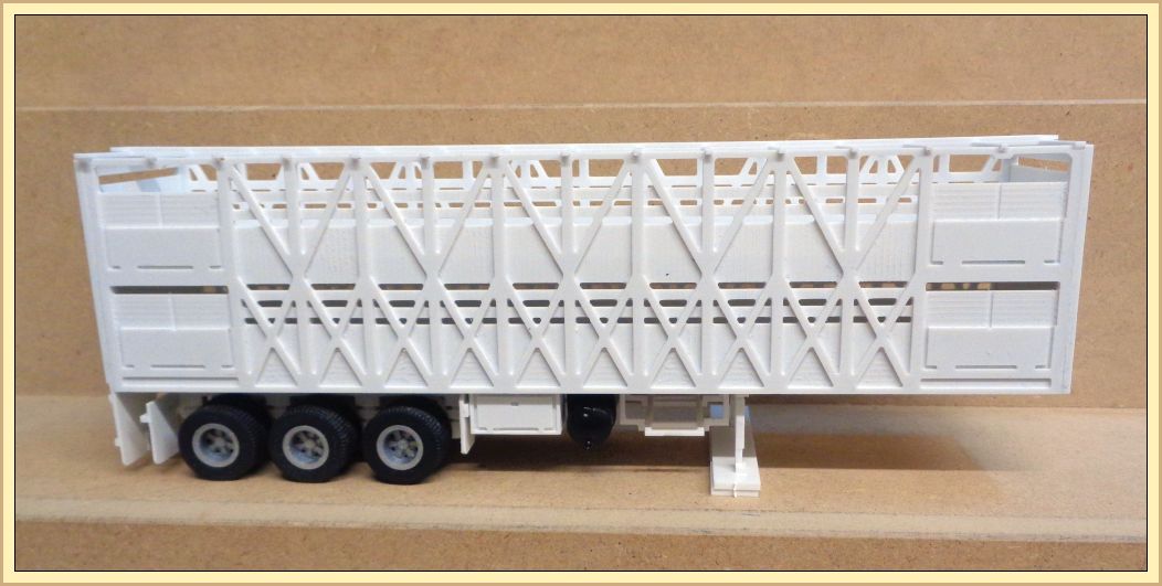 Scale 1/50 C-Cattel Trailer uni Weiss ready to Paint
