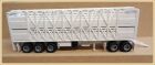 Scale 1/50 C-Cattel Trailer mit 2 Axle Dolly uni Weiss Ready to paint