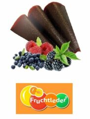 Fruchtleder® "Waldfrüchte" aus Waldfrüchten & Äpfeln, veganer Snack aus 100% Frucht, 20g