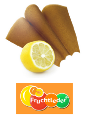 Fruchtleder® "Zitrone" aus Zitronen & Äpfeln, veganer Snack aus 100% Frucht, 20g