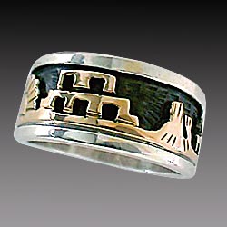 Ring City of Hope Silber / Gold