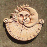 CADRAN ECLIPSE EN TERRE CUITE