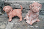 CHIEN EN TERRE CUITE