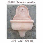 FONTAINE ROMAINE EN TERRE CUITE