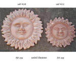 SOLEIL FLAMME EN TERRE CUITE